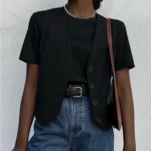 Old Navy Linen-Blend Vest Top